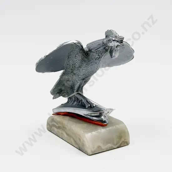 Pre-War Singer Bantam Car Bonnet Mascot Mounted as Desk Ornament