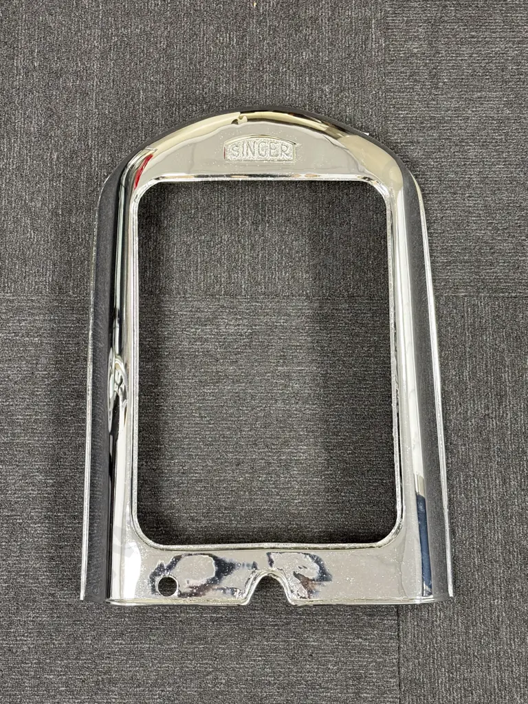 (1925) Singer Chrome Plated Radiator Grill Surround Image 1++