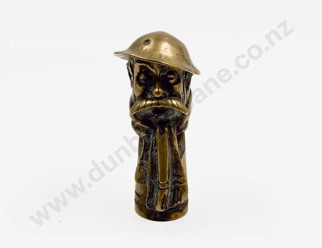 Small Size 'Old Bill' Bronze Mascot Image 1++