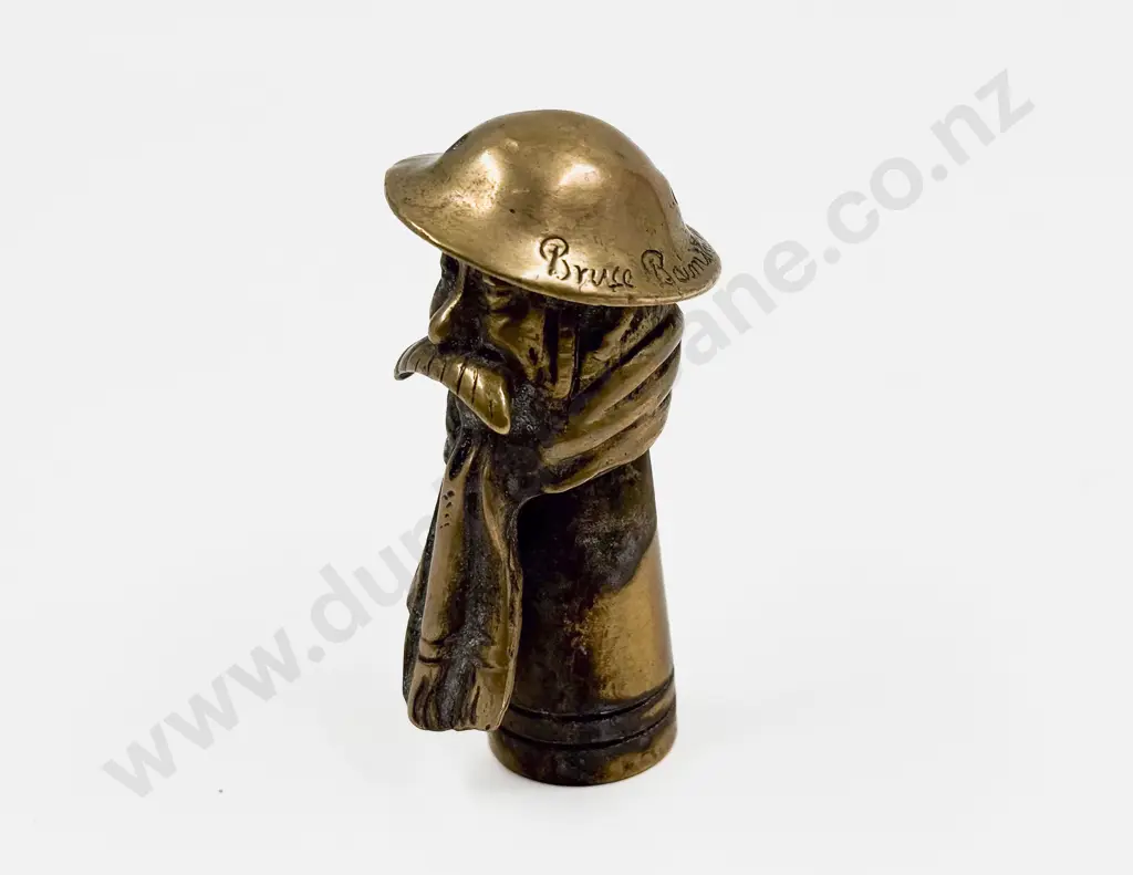 Small Size 'Old Bill' Bronze Mascot Image 1++
