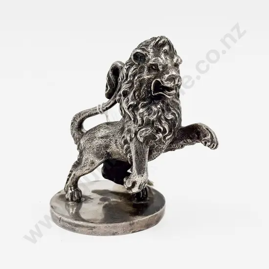 Louis Lejeune Style Lion Rampant Hood Ornament