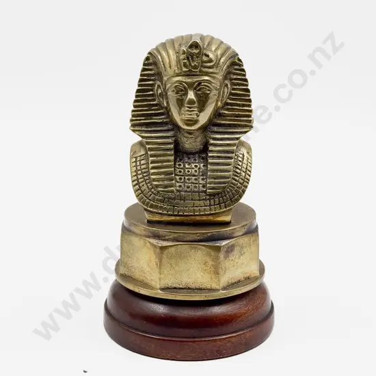 Egyptian Pharaoh Bust Car Mascot/Ornament