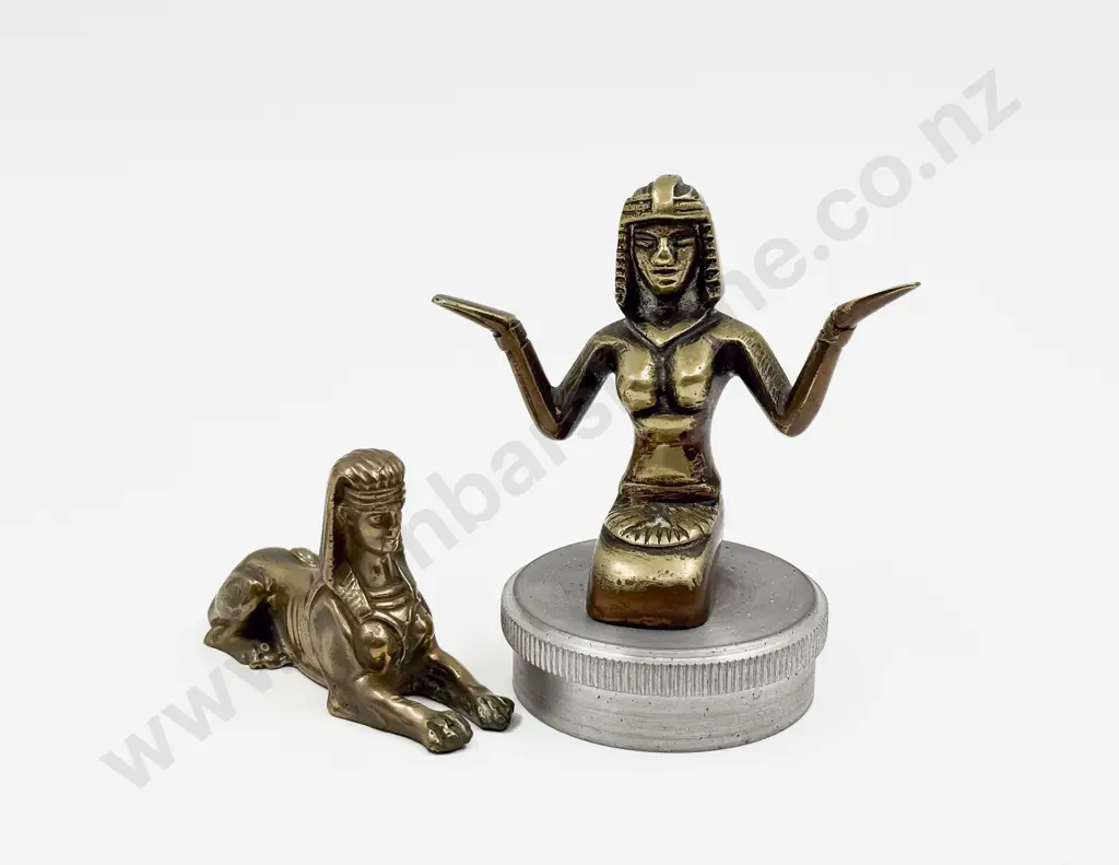 Egyptian Female Pharaoh Car Mascot/Ornament and Sphinex Image 1++
