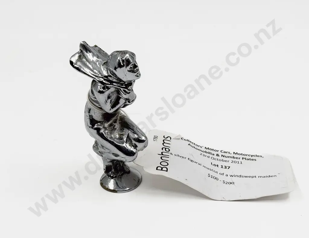 Figural Mascot of a Windswept Maiden Image 1++