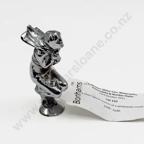 Figural Mascot of a Windswept Maiden