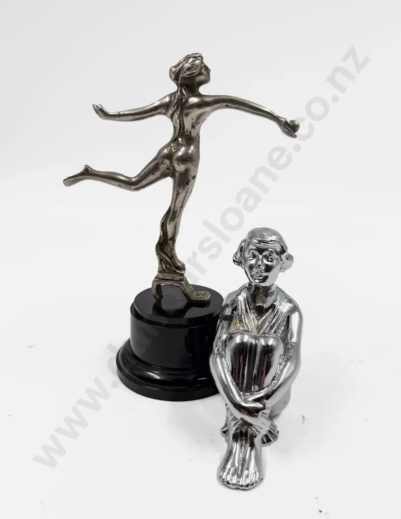 Biblical Eve Car Mascot and Art Deco (Milly MG) Seated Maiden Mascot/Ornament Image 1++