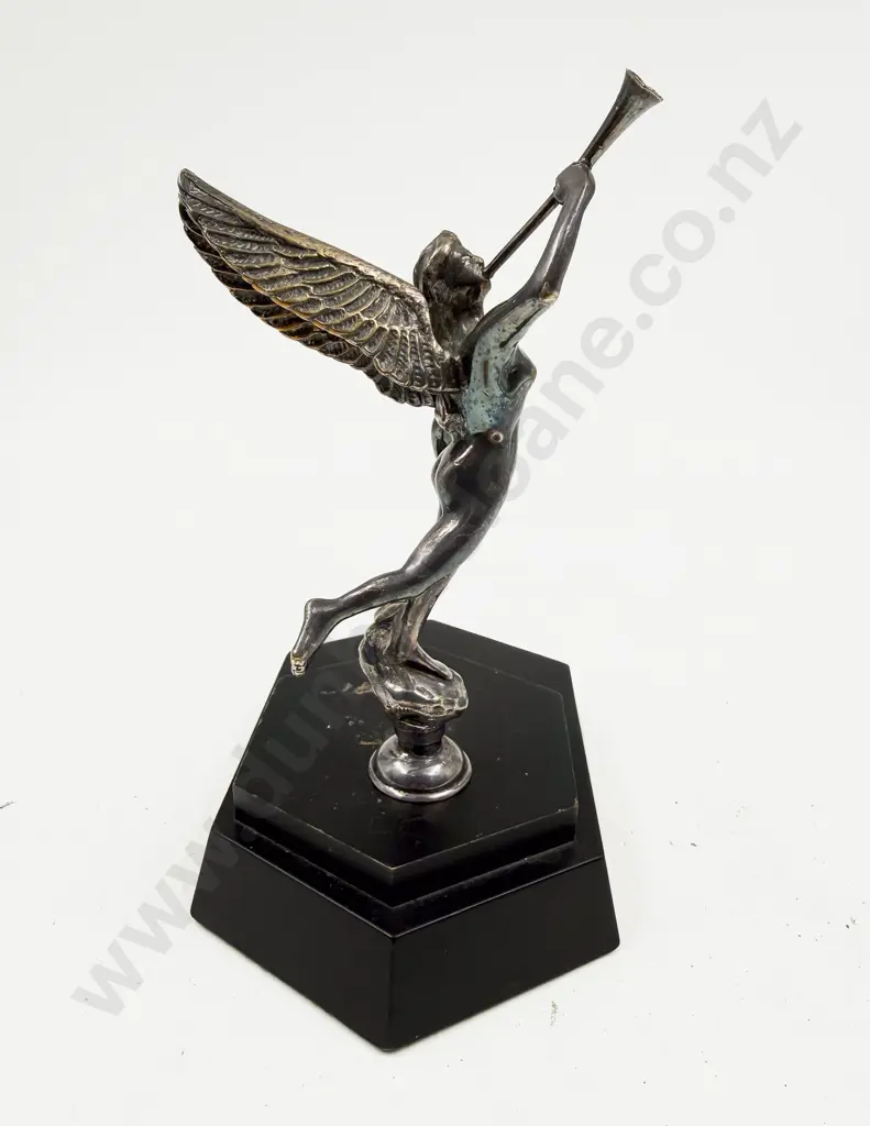 Winged Trumpeter Speed Nymph Car Mascot Image 1++