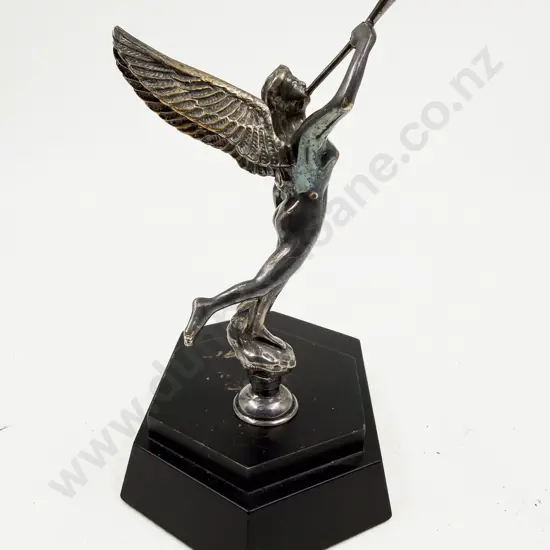 Winged Trumpeter Speed Nymph Car Mascot