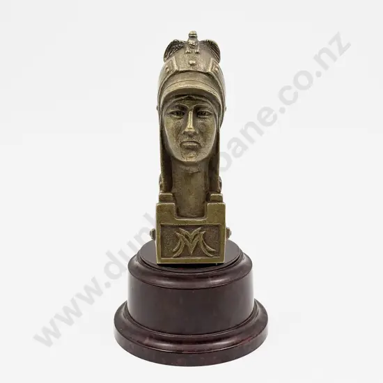 Replica Minerva Car Mascot 1925-1937 pattern by Pierre de Soete of Belgian