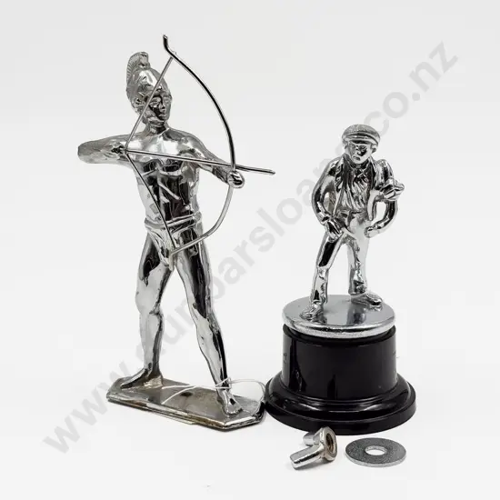 Ancient Greek Archer and Golfer Car Mascots/Ornaments