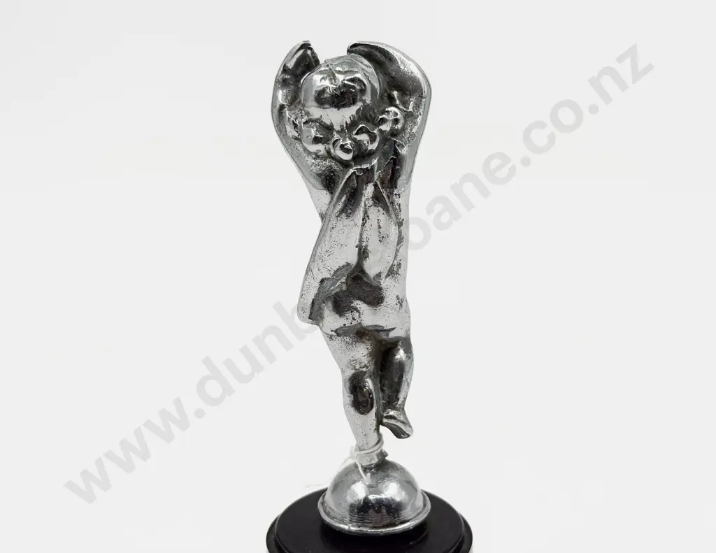 Vintage Cherub Car Mascot Image 1++