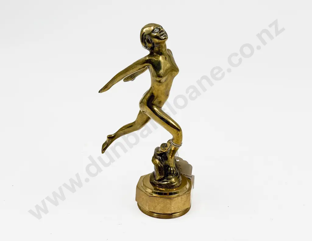 A E LeJeune Reproduction Speed Nymph Car Mascot Image 1++