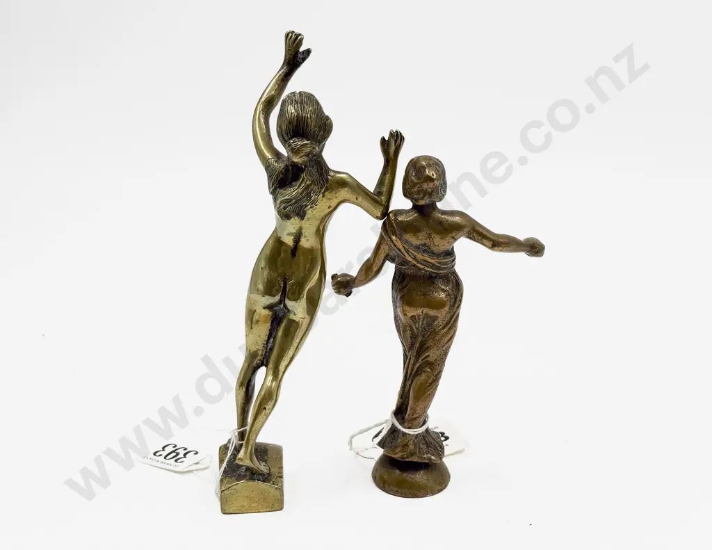 Vintage Speed Nymph and Draped Maiden Car Mascots Image 1++