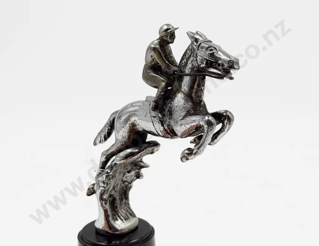 Desmo Horse and Jockey Car Mascot Image 1++