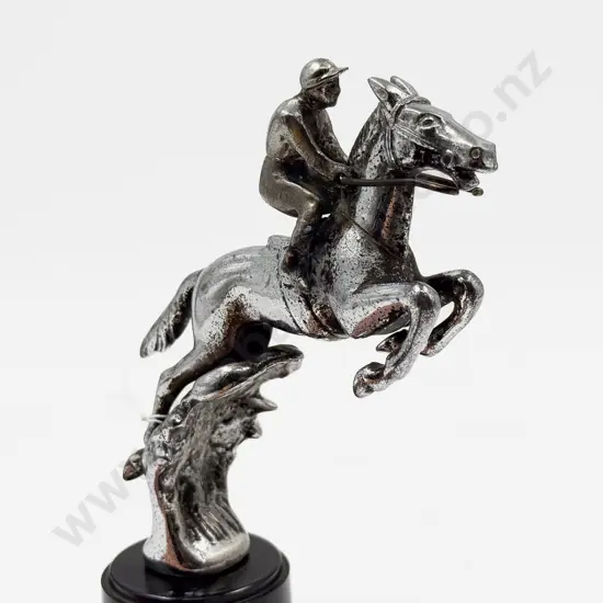 Desmo Horse and Jockey Car Mascot