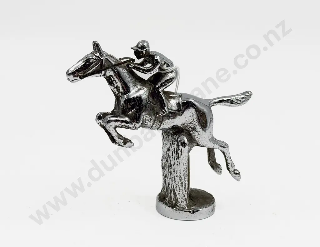 C1930 Style Horse & Jockey Car Mascot Image 1++