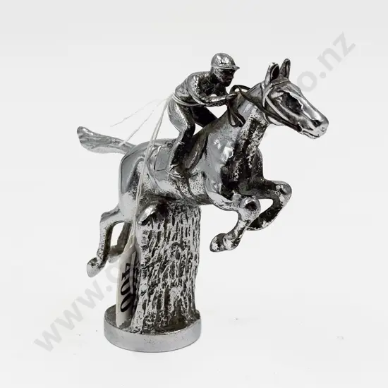 C1930 Style Horse & Jockey Car Mascot