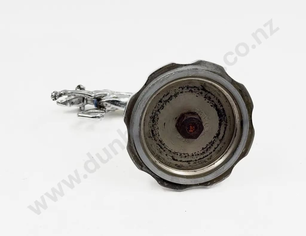 Desmo Running Greyhound Car Mascot Image 1++