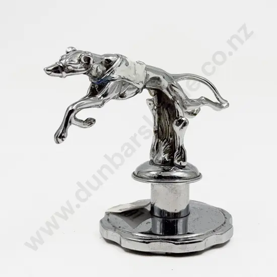 Desmo Running Greyhound Car Mascot
