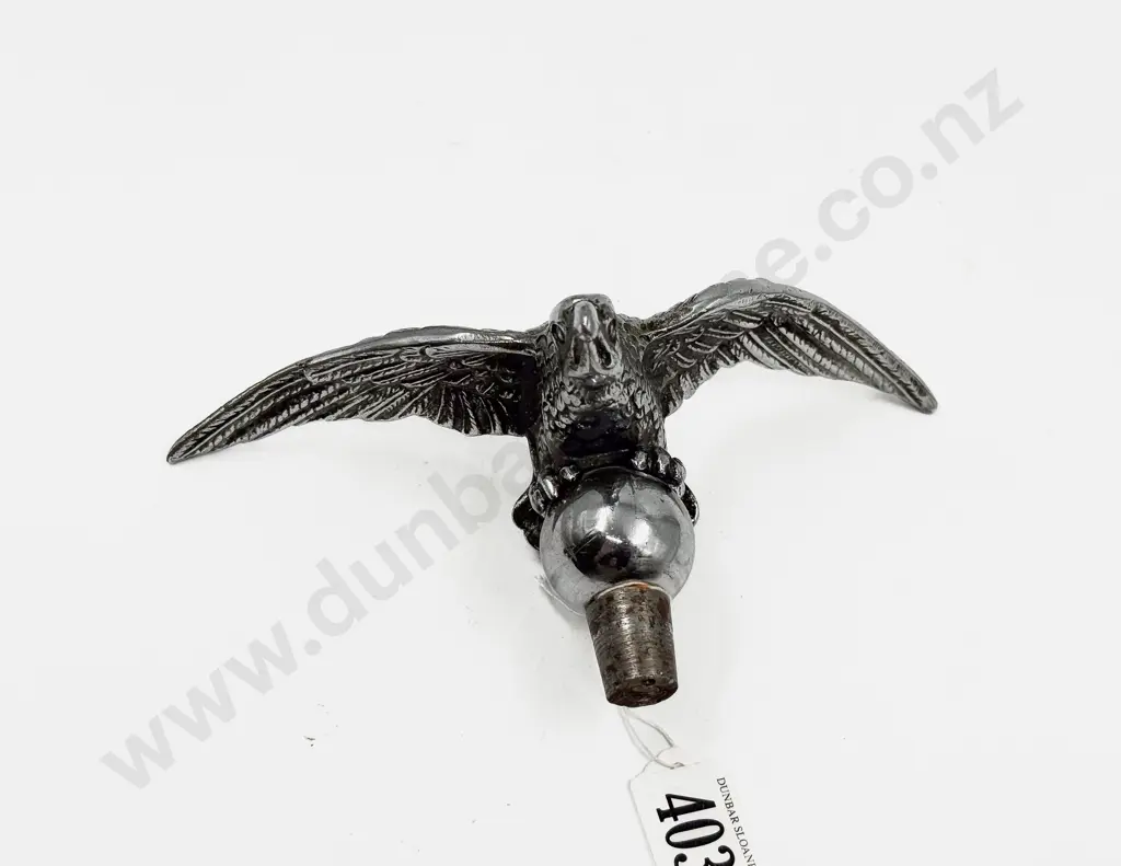 Desmo Eagle on Ball Car Mascot Image 1++