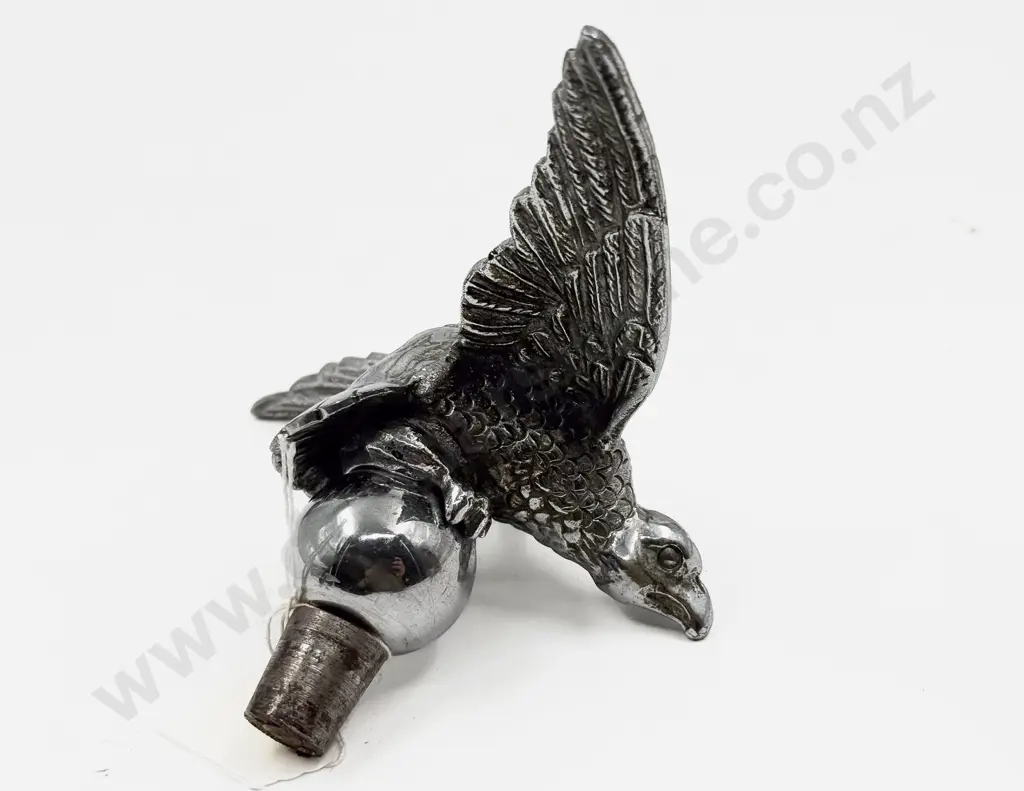 Desmo Eagle on Ball Car Mascot Image 1++