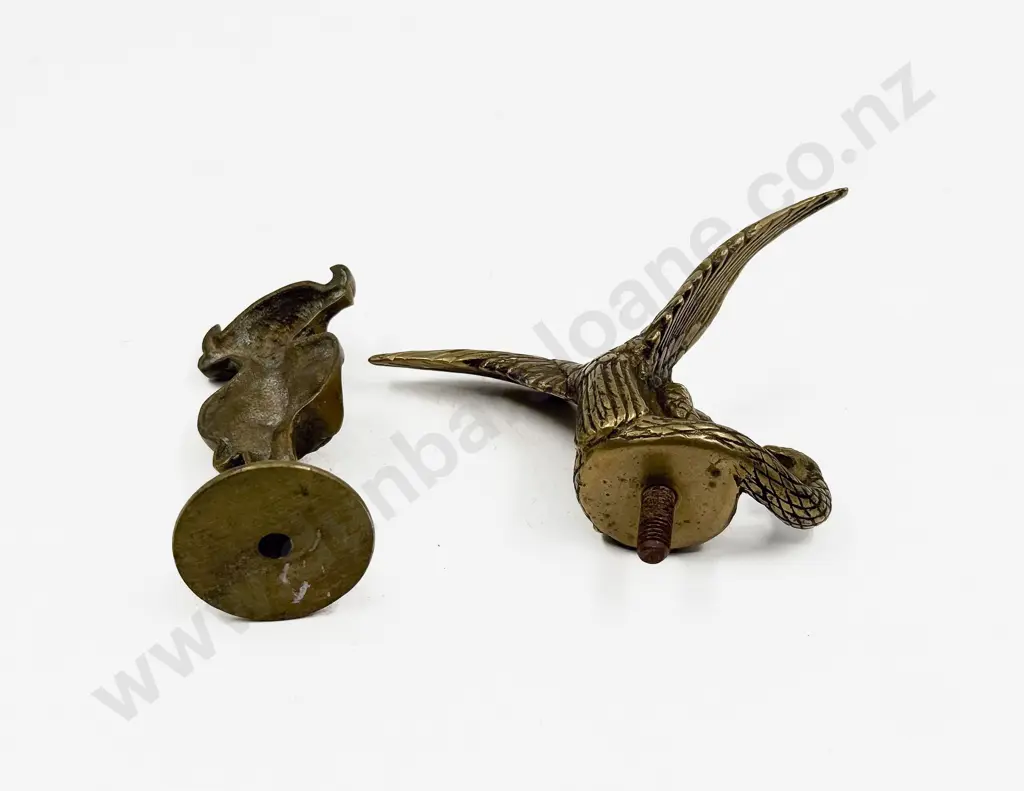 Reproduction C1920 Eagle Attacking Snake Car Mascot and Cornish Pixie Mascot Image 1++