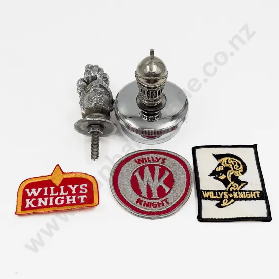 C1920's Willys Knight Helmet Car Mascot