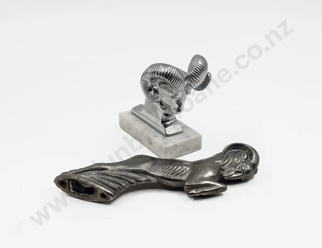 Two Dodge Ram Type Hood Ornaments Image 1++