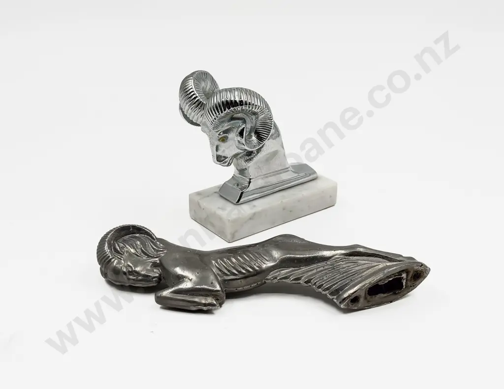 Two Dodge Ram Type Hood Ornaments Image 1++