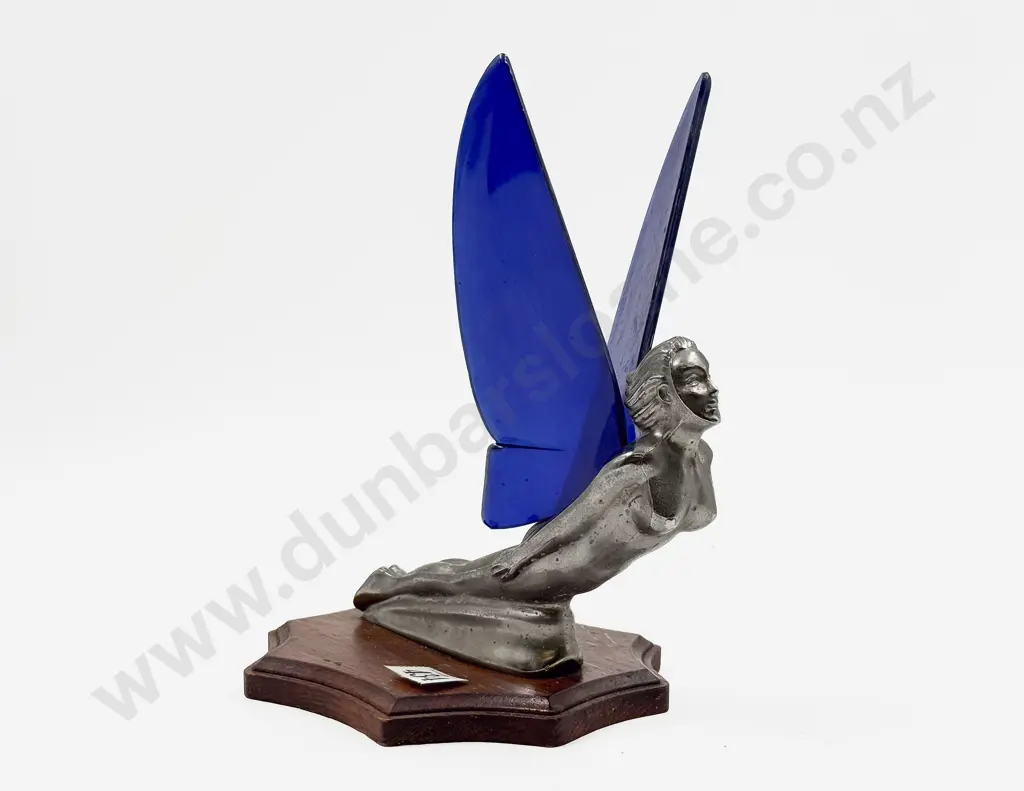 Vintage Flying Lady Car Hood Ornament Image 1++
