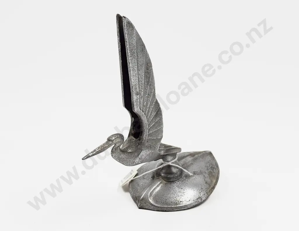 Art Deco Stylised Pelican Car Hood Ornament Image 1++