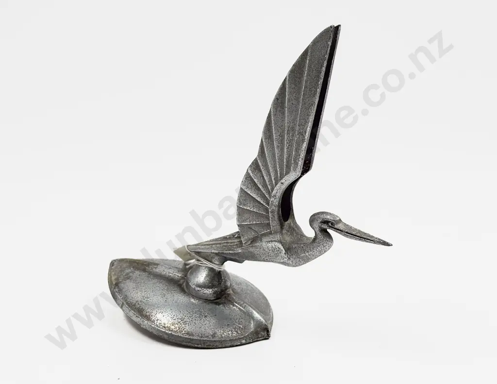 Art Deco Stylised Pelican Car Hood Ornament Image 1++