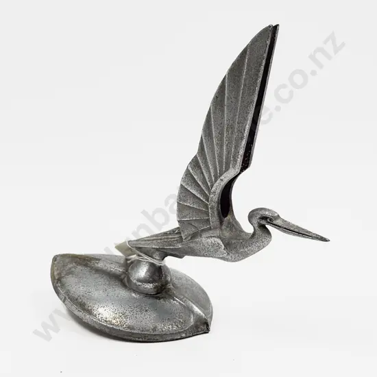 Art Deco Stylised Pelican Car Hood Ornament