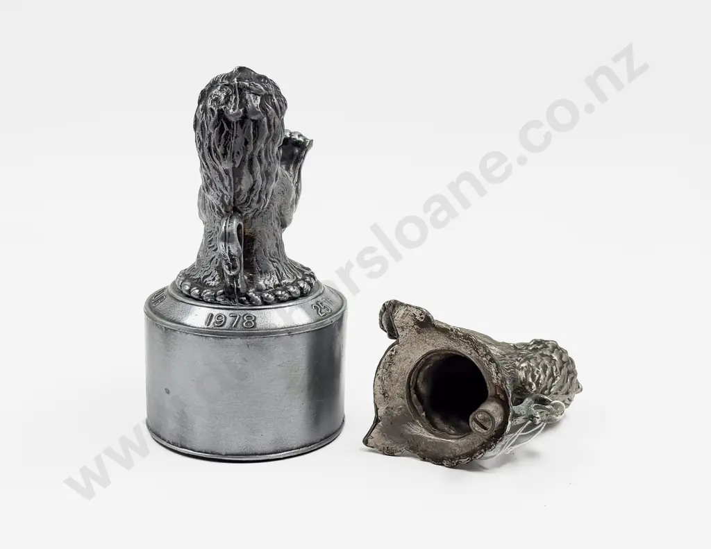 Franklin Lion Car Hood Ornament and 25th Franklin Trek HH Club Souvenir 8.5cm Image 1++