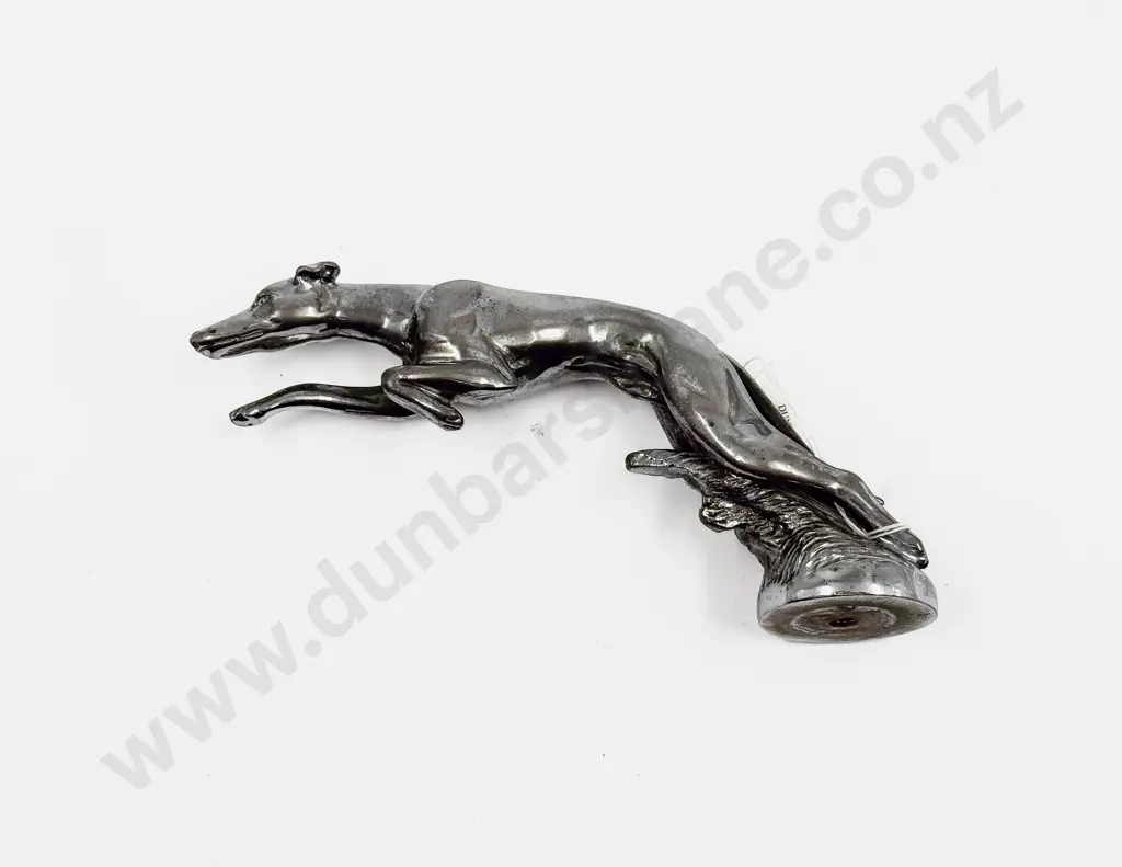 Louis Lejeune Ltd Running Greyhound Hood Ornament Image 1++