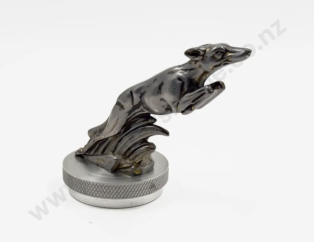 Art Deco Style Greyhound Car Mascot Image 1++