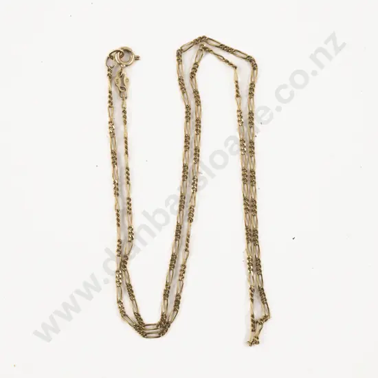 9ct Fancy Link Neck Chain