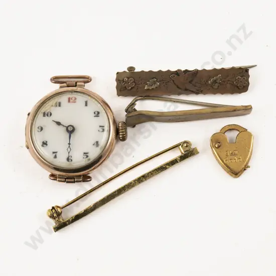 9ct Gold Pieces for Scrap and Plated