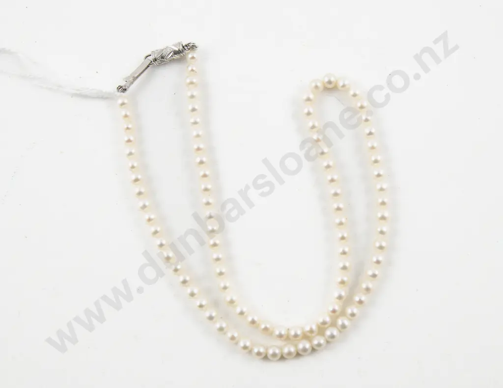 Single Strand Uniform Cultured Pearl Necklace Image 1++