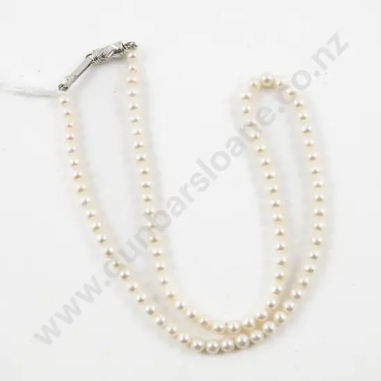 Single Strand Uniform Cultured Pearl Necklace