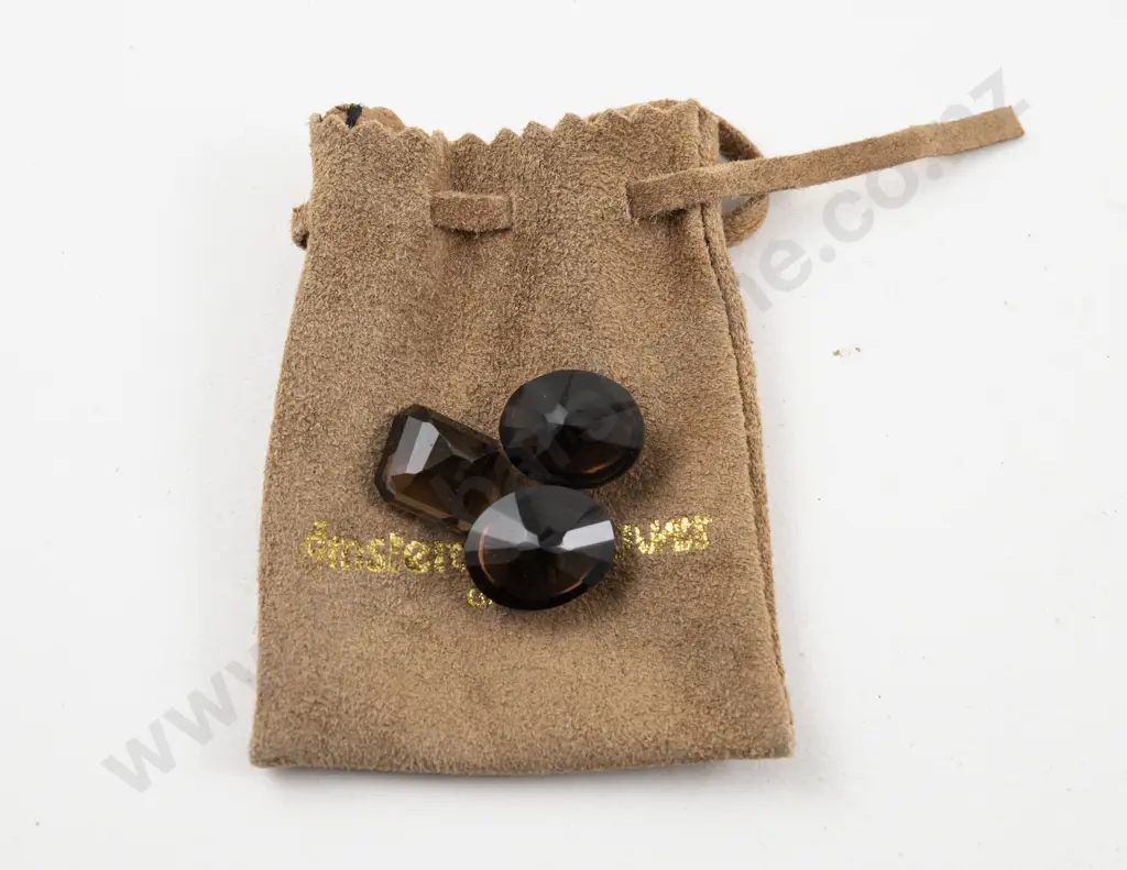 Three Unmounted Smoky Quartz Image 1++