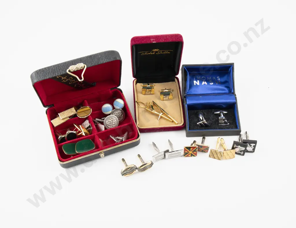 Collection of Assorted Cuff Links Image 1++