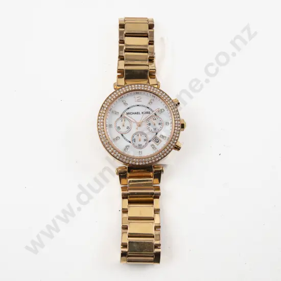 Michael Kors Chronograph Stainless Steel Ladies Wrist Watch