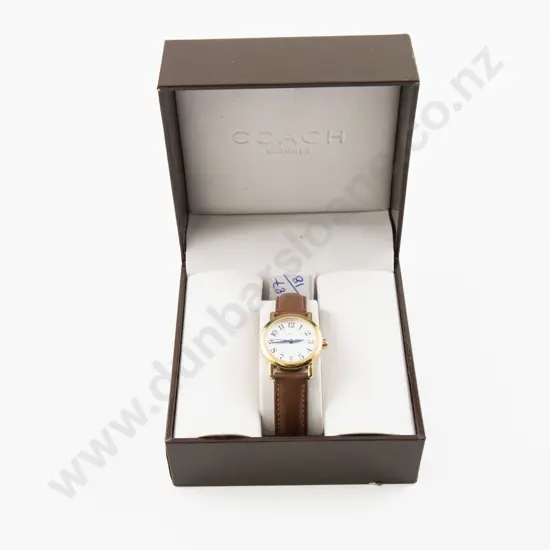 Boxed Coach Quartz Ladies Wrist Watch