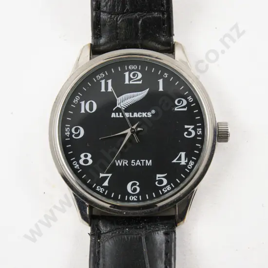 All Blacks Quartz Wrist Watch