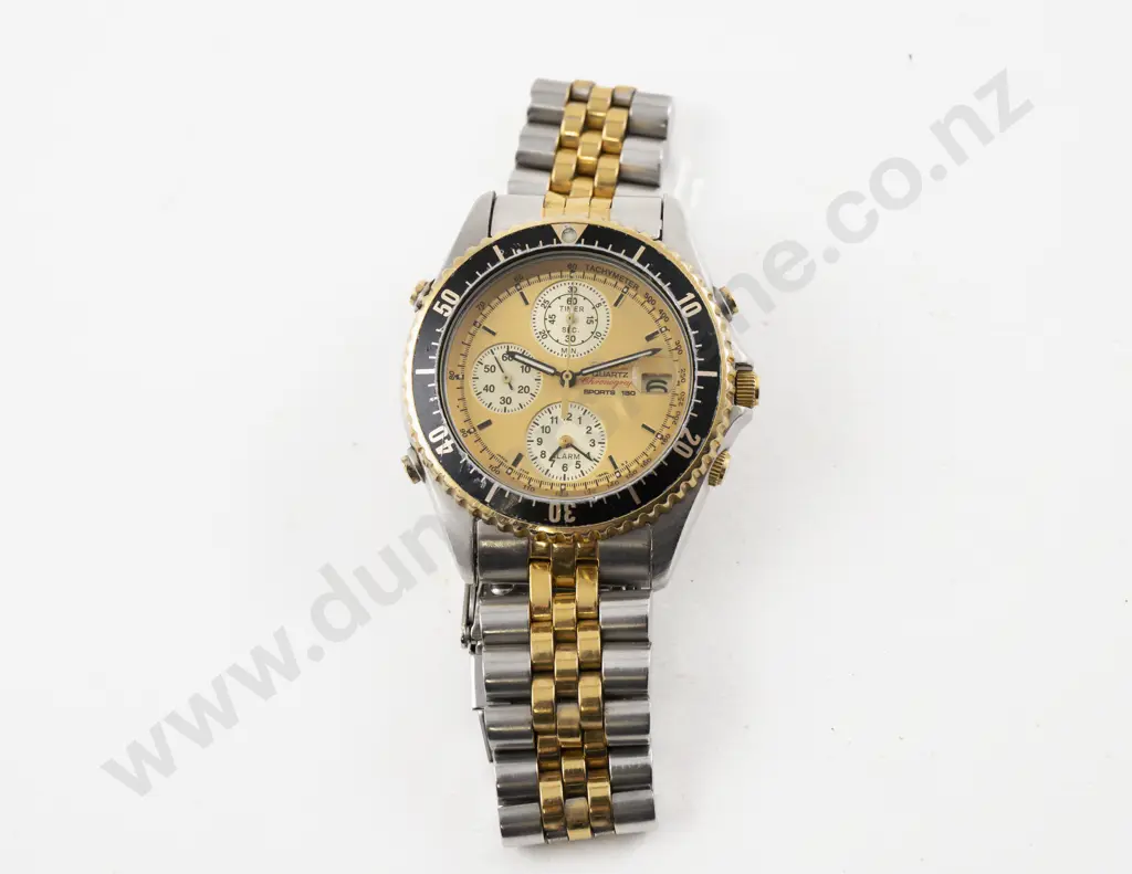 Seiko Stainless Steel Chronograph Gents Wrist Watch Image 1++