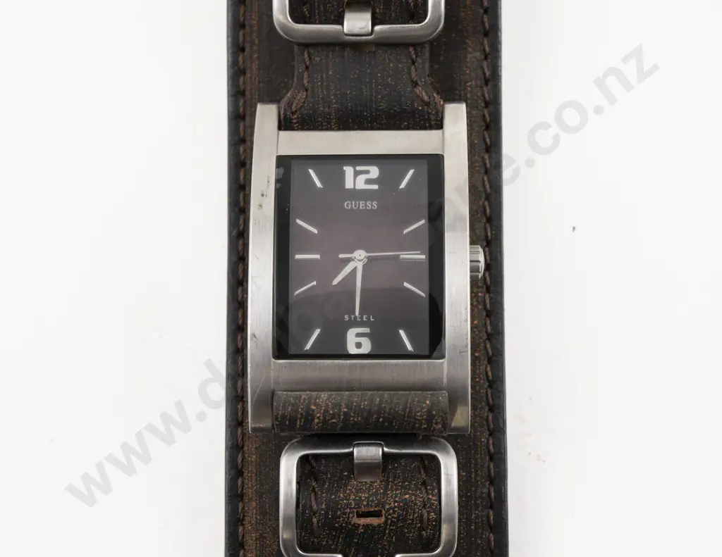 Guess Gents Buckle Up Wrist Watch Image 1++