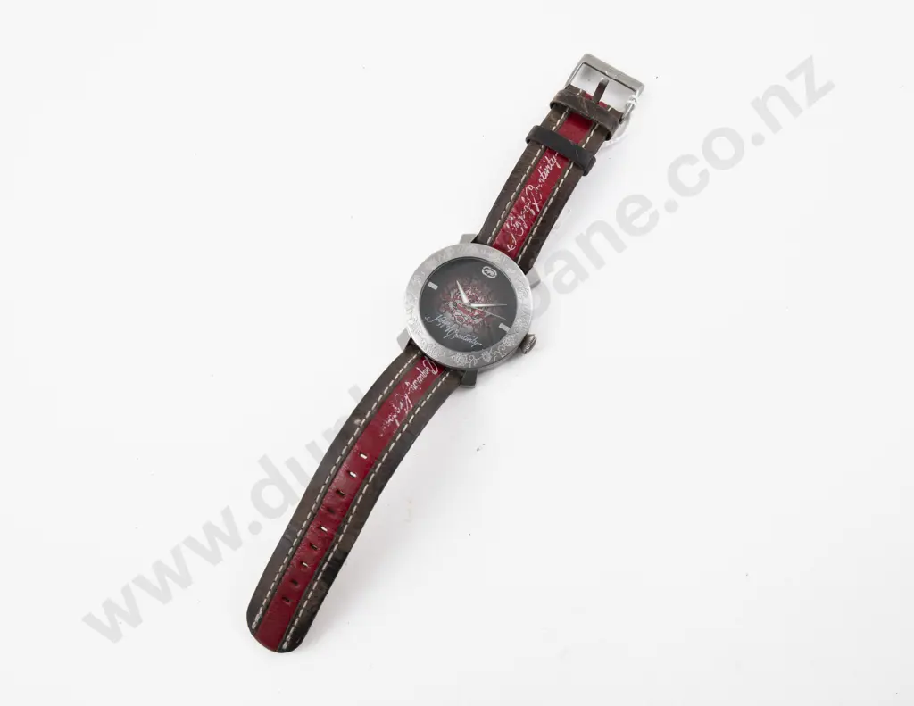 Marc Ecko Gents Wrist Watch with Leather Straps Image 1++