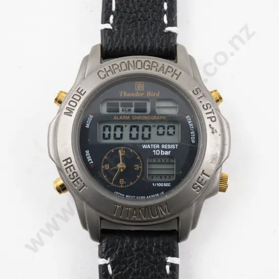 Citizen Thunderbird Titanium Chronograph Gents Wrist Watch