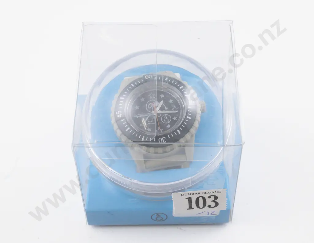 Q&Q SmileSolar Red Baron 'Peanuts' Solar Wrist Watch Image 1++